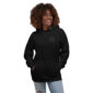 unisex premium hoodie black front 62f7c515478fa