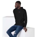 unisex premium hoodie black left front 62f7c3184e710