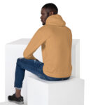 unisex premium hoodie khaki back 62f7c31869e3e