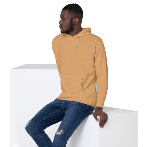 unisex premium hoodie khaki left front 62f7c3186b834
