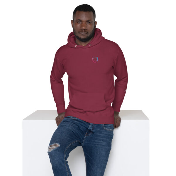 unisex premium hoodie maroon front 62f7c31851433
