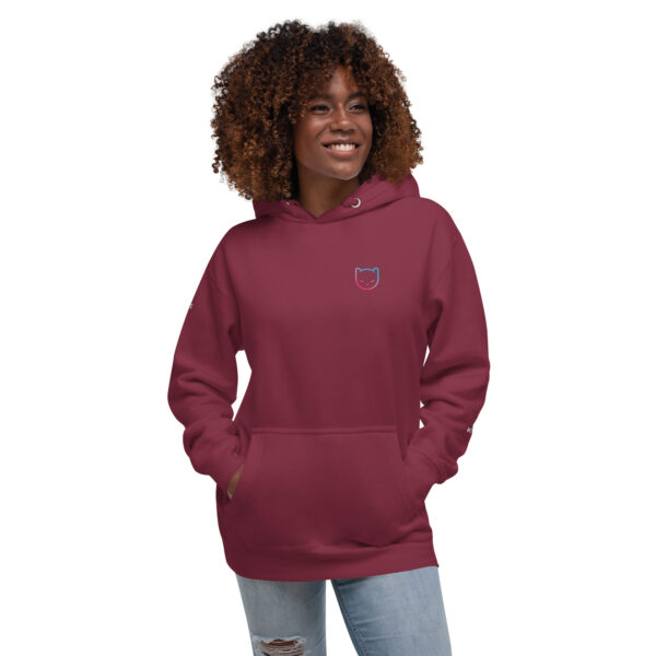unisex premium hoodie maroon front 62f7c5155d2e8