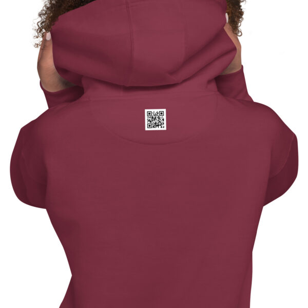 unisex premium hoodie maroon zoomed in 62f7c5155bbe5