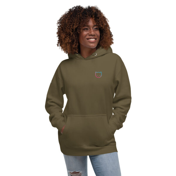 unisex premium hoodie military green front 62f7c5158e7e1