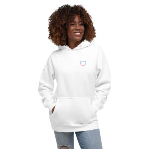 unisex premium hoodie white front 62f7c51541e9c